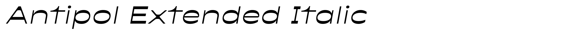 Antipol Extended Italic image
